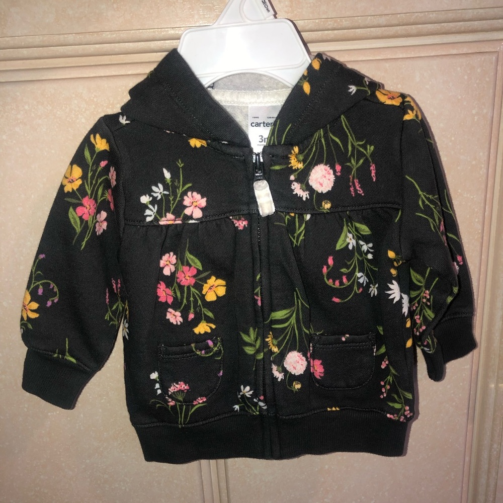 2/$15 Set of 2 baby girl jackets size 3 month
